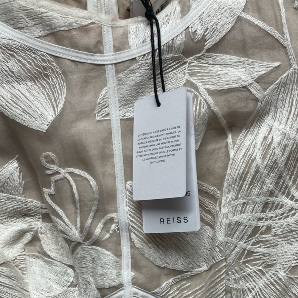Reiss Ines Embroidered Dress. - Picture 9 of 10